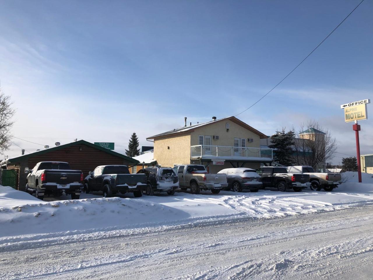 Alpine motel Rocky Mountain House Esterno foto